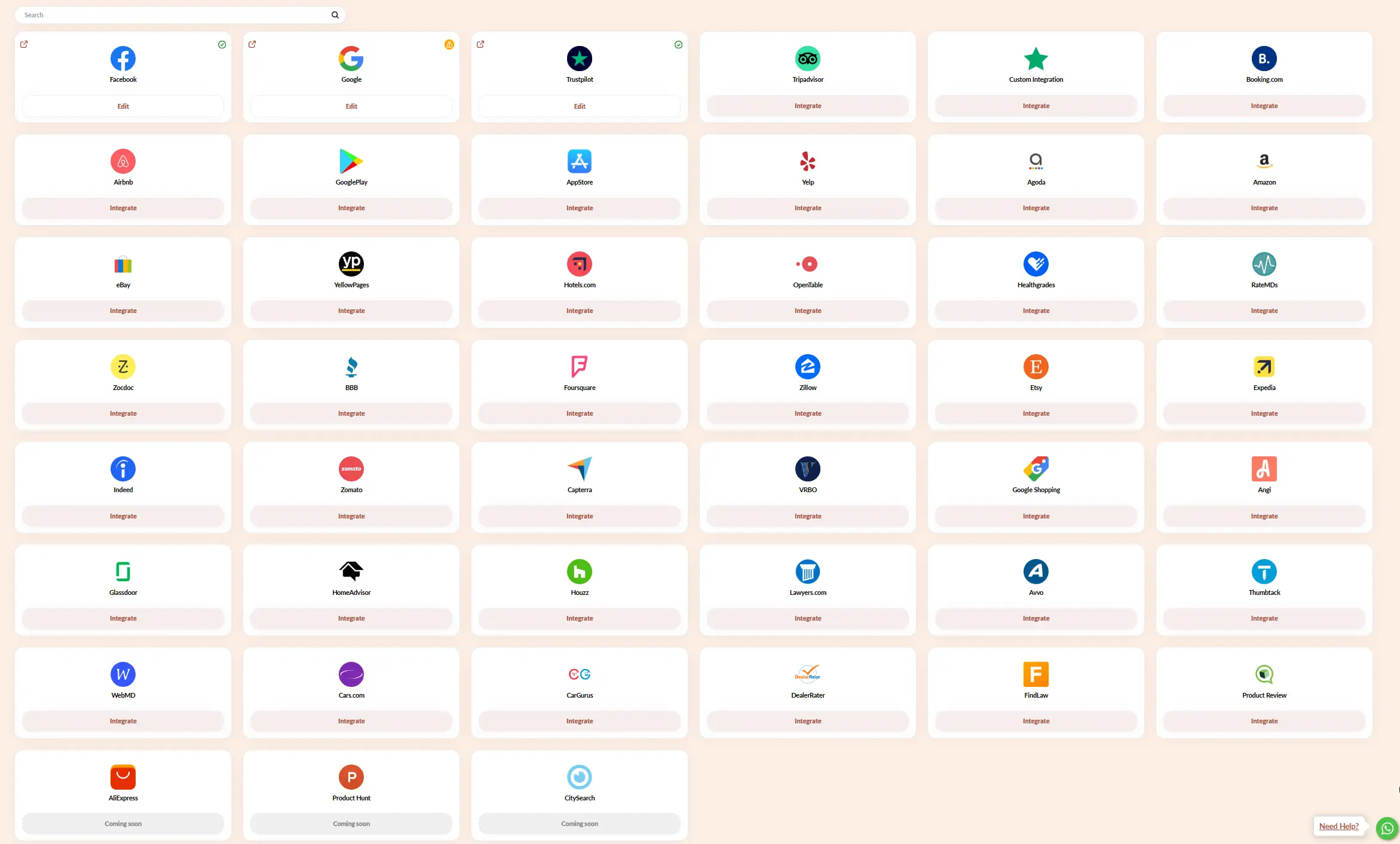 Integrations